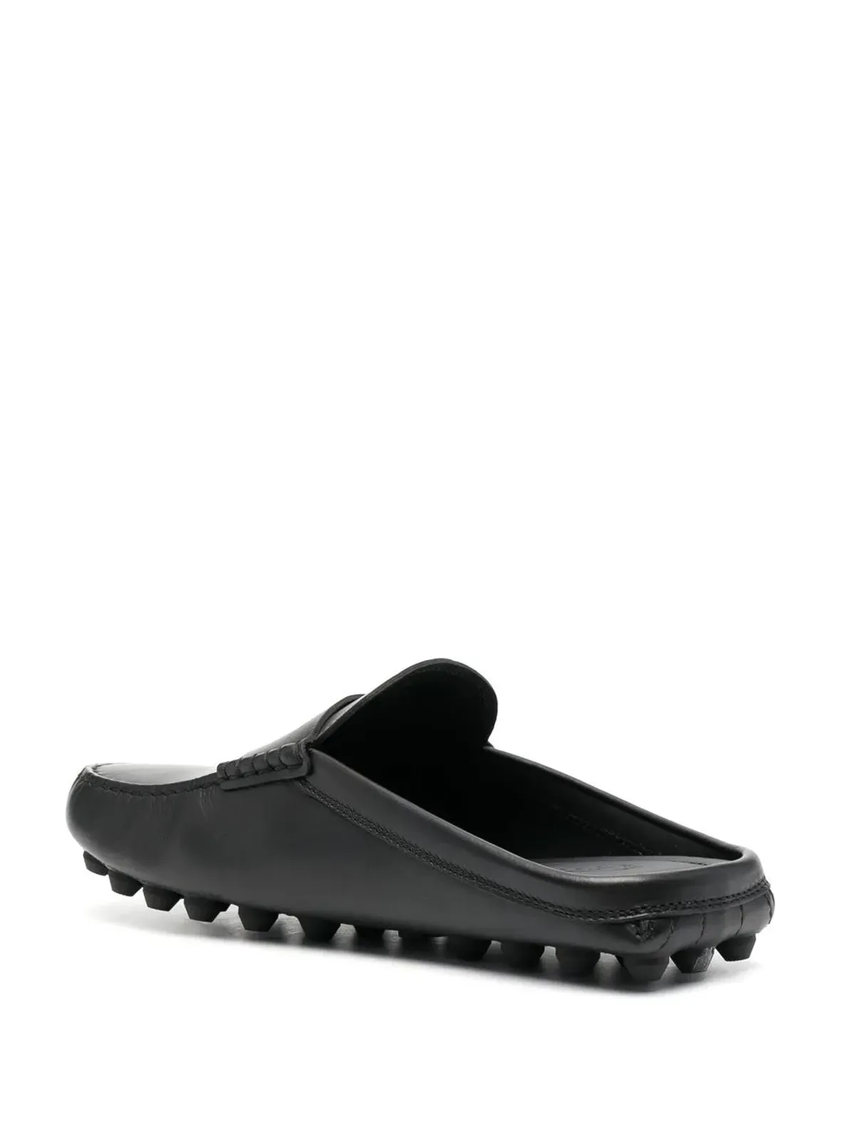 Tod's Gommino Bubble レザー ミュール - ブラック - 画像3
