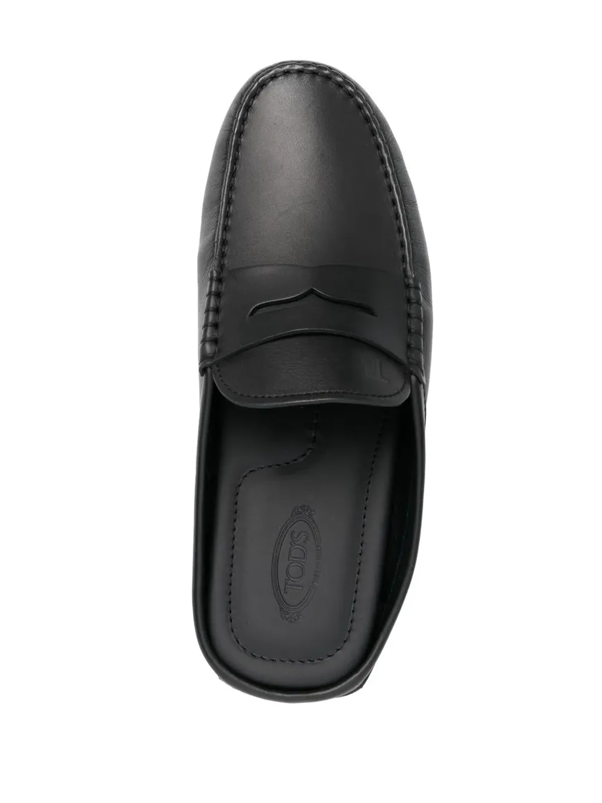 Tod's Gommino Bubble レザー ミュール - ブラック - 画像4