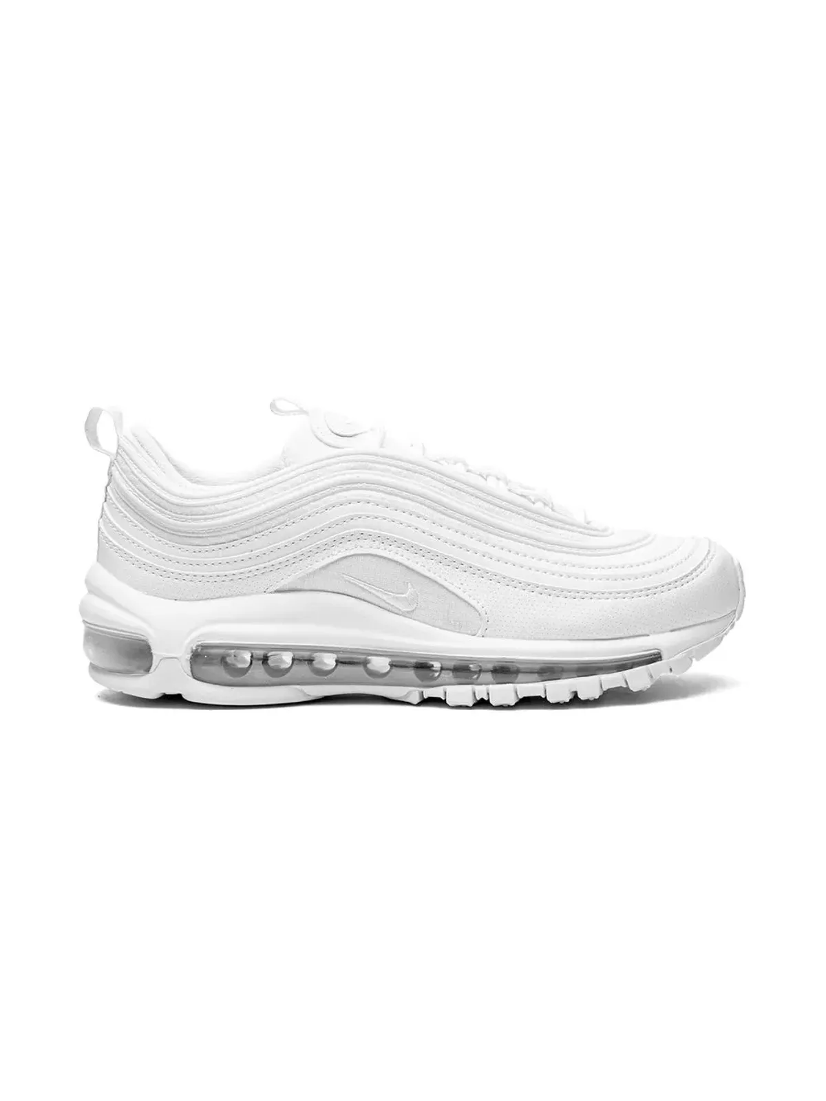Nike Kids エアマックス 97 ホワイト/メタリックシルバー スニーカー - 画像2