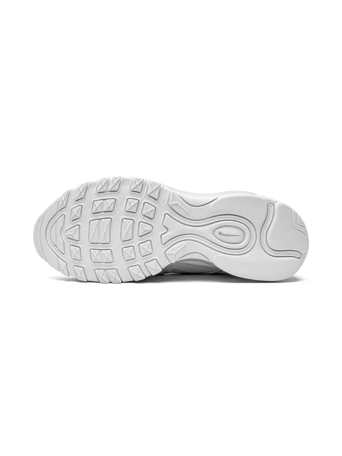 Nike Kids エアマックス 97 ホワイト/メタリックシルバー スニーカー - 画像4