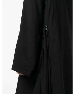 Yohji Yamamoto アシンメトリックフーデッドコート - サムネイル5