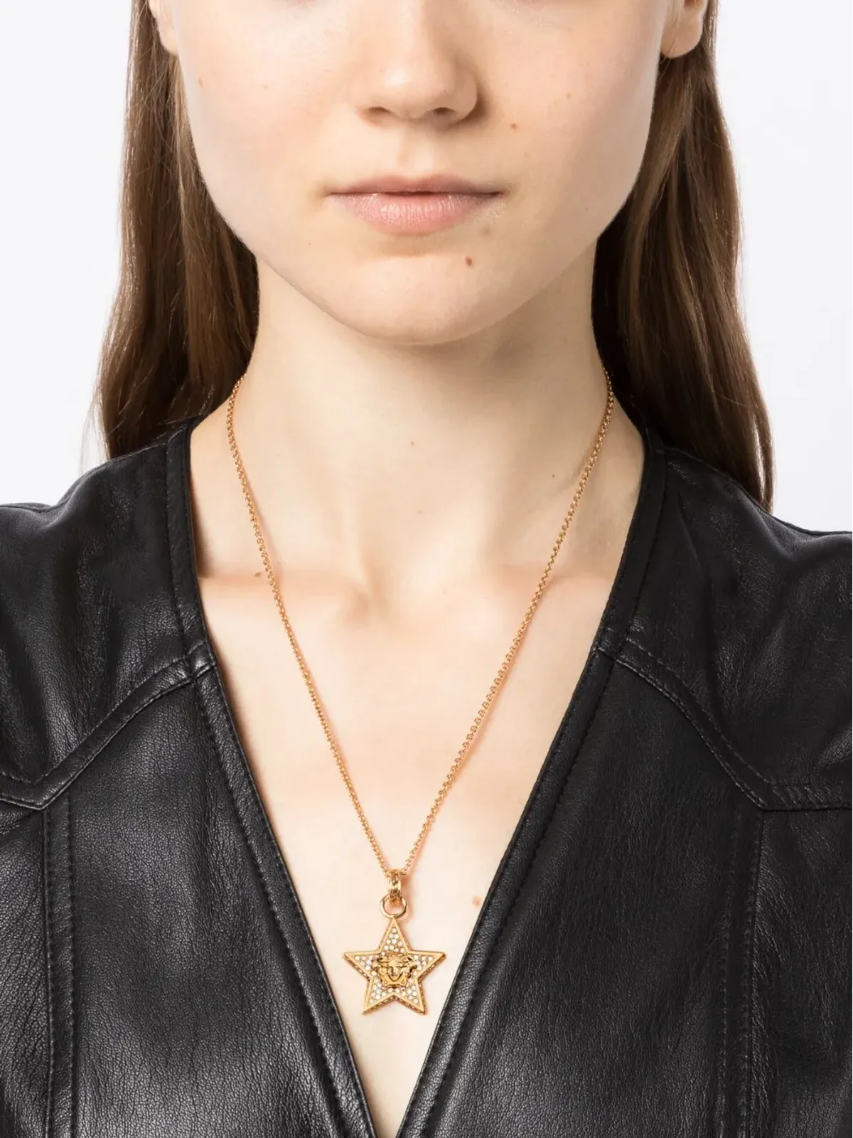 Versace メデューサヘッド スター・ペンダント ネックレス - 画像2