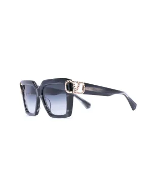 VALENTINO GARAVANI EYEWEAR VLogo Signature スクエアフレーム サングラス - サムネイル2