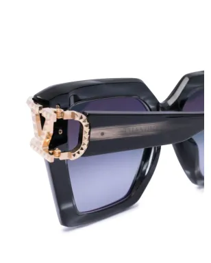VALENTINO GARAVANI EYEWEAR VLogo Signature スクエアフレーム サングラス - サムネイル3