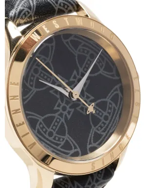 Vivienne Westwood Berkeley quartz ウォッチ - ブラック - サムネイル3