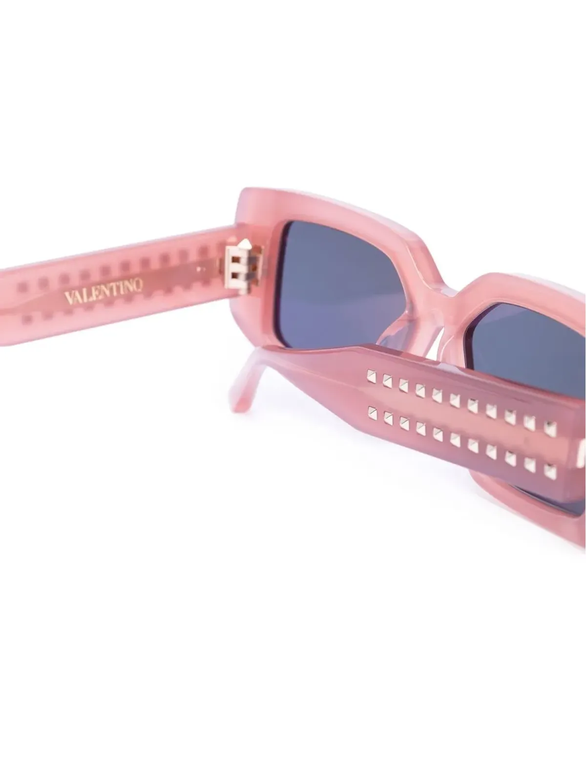 VALENTINO GARAVANI EYEWEAR 長方形フレームのサングラス - 画像3