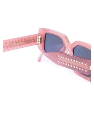 VALENTINO GARAVANI EYEWEAR 長方形フレームのサングラス - サムネイル3