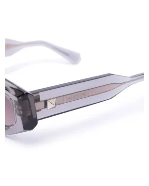 VALENTINO GARAVANI EYEWEAR ロックスタッド不規則フレーム サングラス - サムネイル3