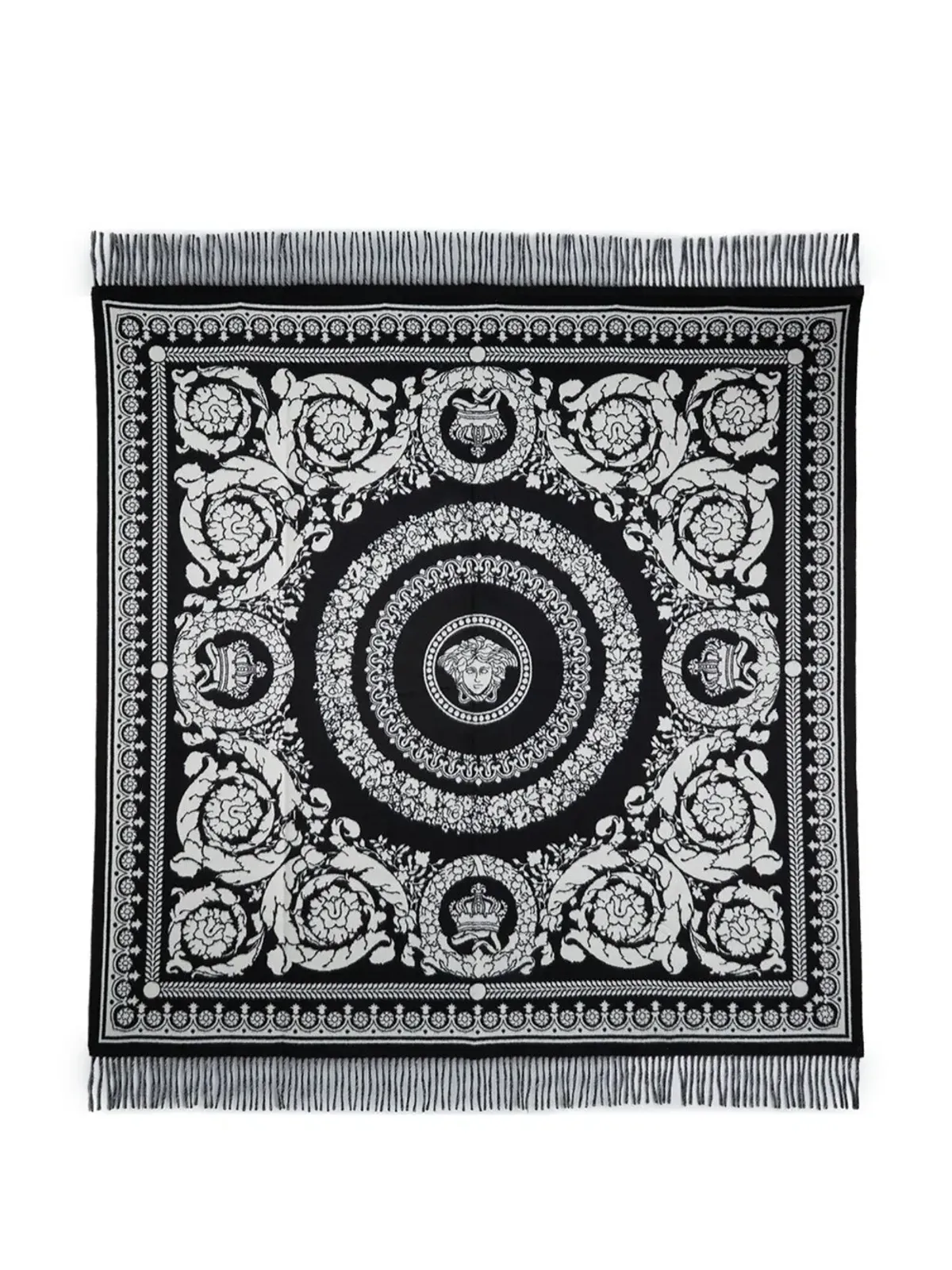 Versace バロッコ・プリント ニットブランケット - 画像3