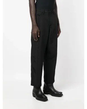 Eckhaus Latta ハスク クロップドパンツ ブラック - サムネイル3