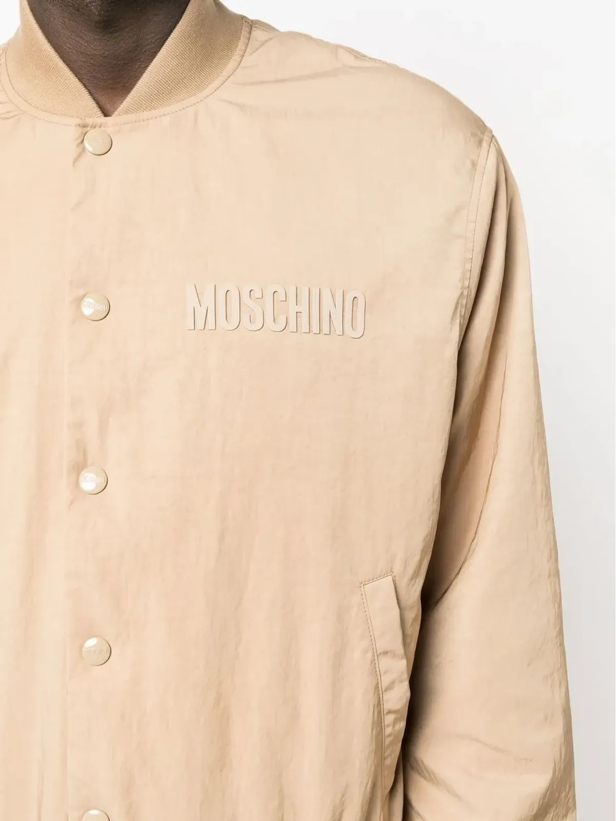 Moschino 刺繍ロゴ ボンバージャケット - 画像5