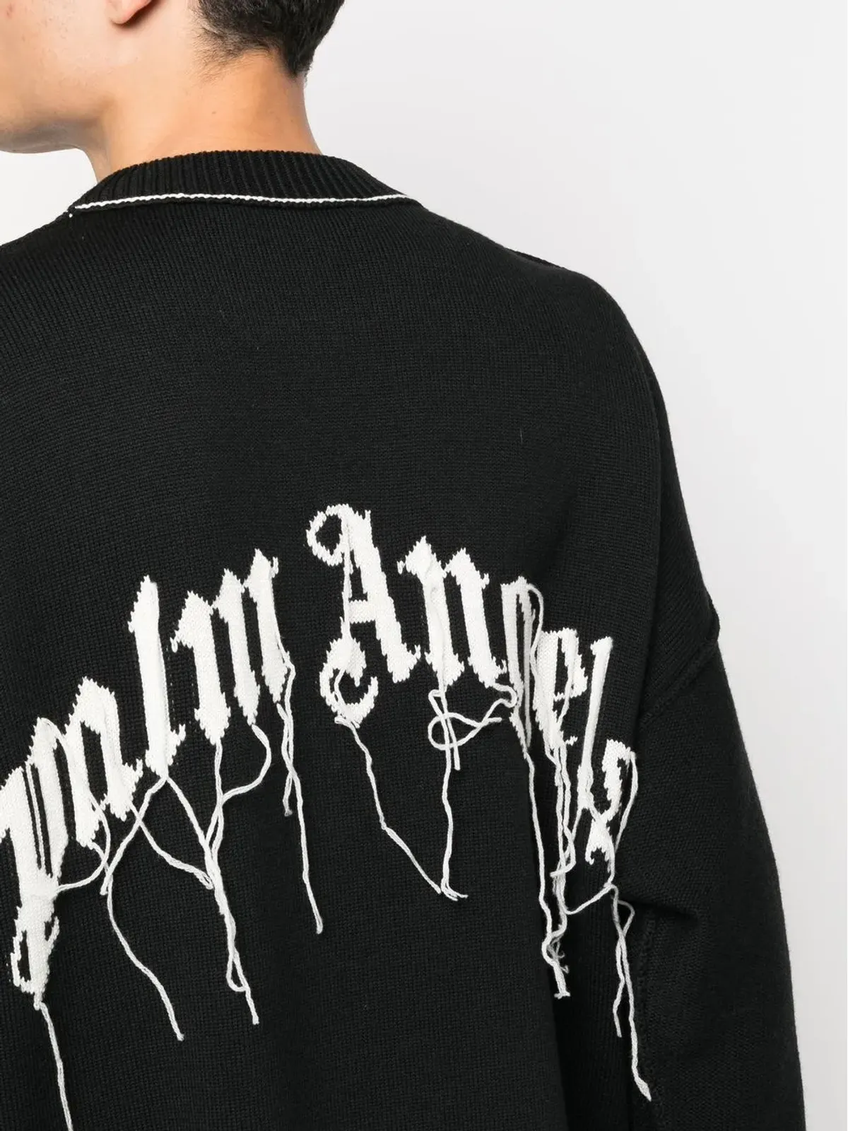 Palm Angels Embroit ヴァージンウール ジャンパー - 画像5