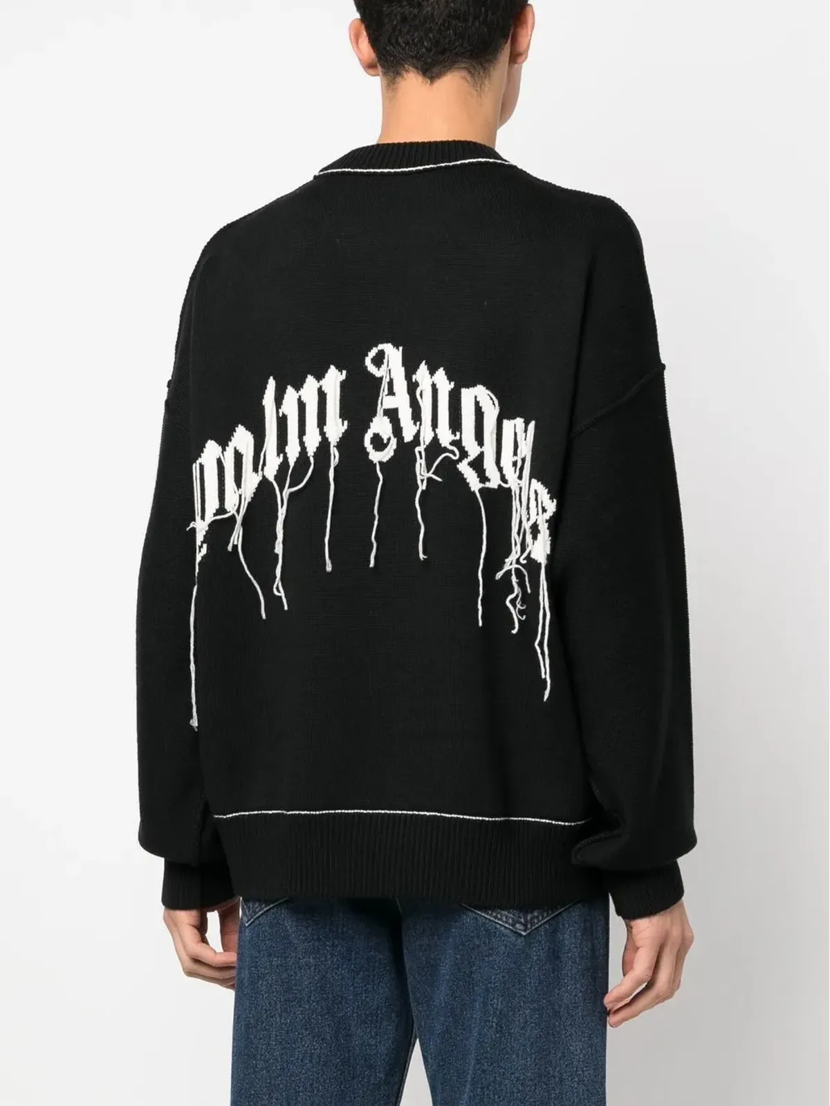Palm Angels Embroit ヴァージンウール ジャンパー - 画像4
