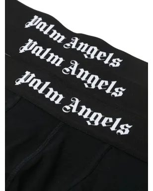 Palm Angels トライパック ロゴウェストバンド ボクサーセット - グレー - サムネイル4