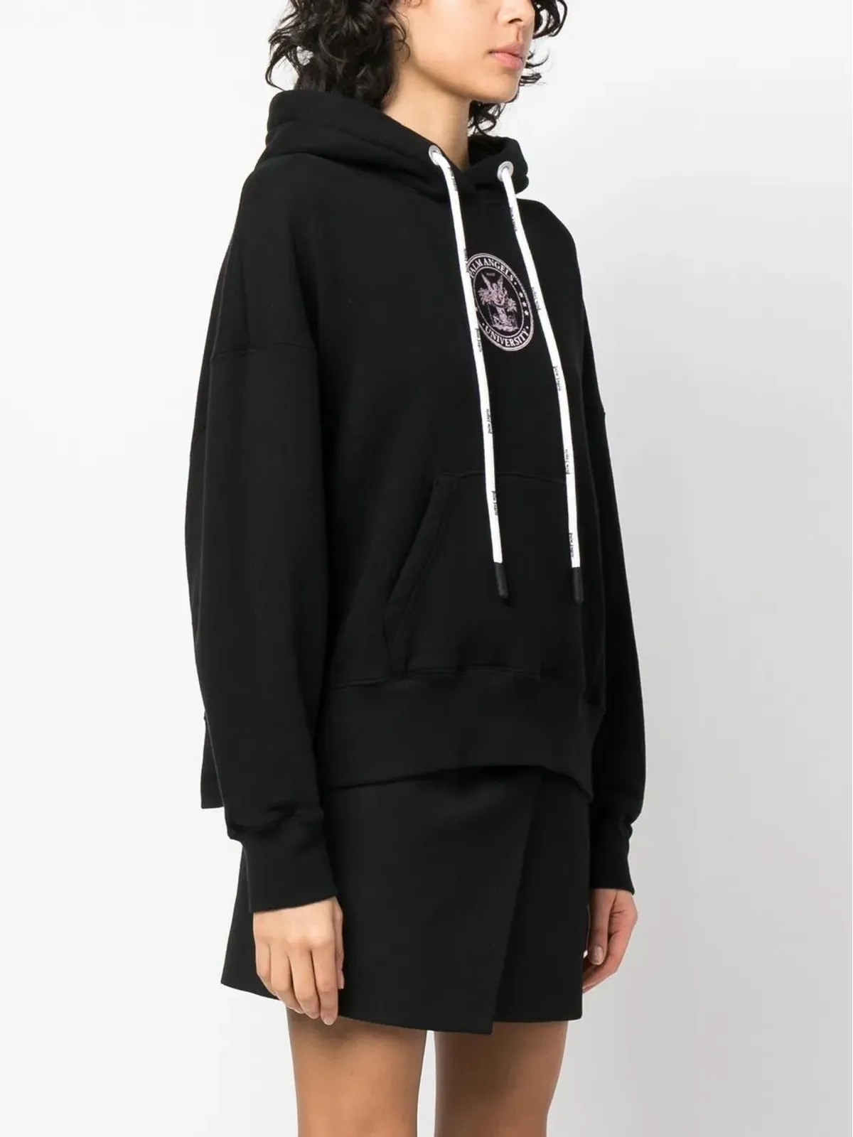 Palm Angels カレッジロゴプリント フード付きパーカー - 画像3