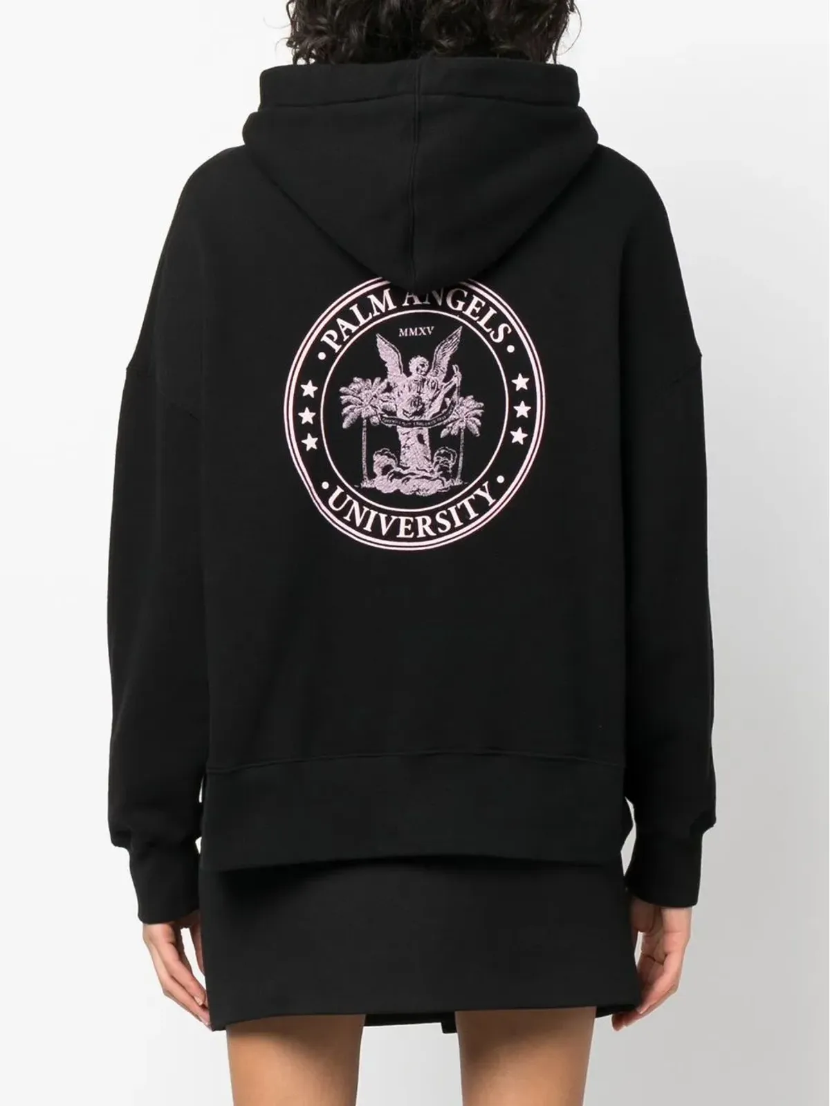 Palm Angels カレッジロゴプリント フード付きパーカー - 画像4