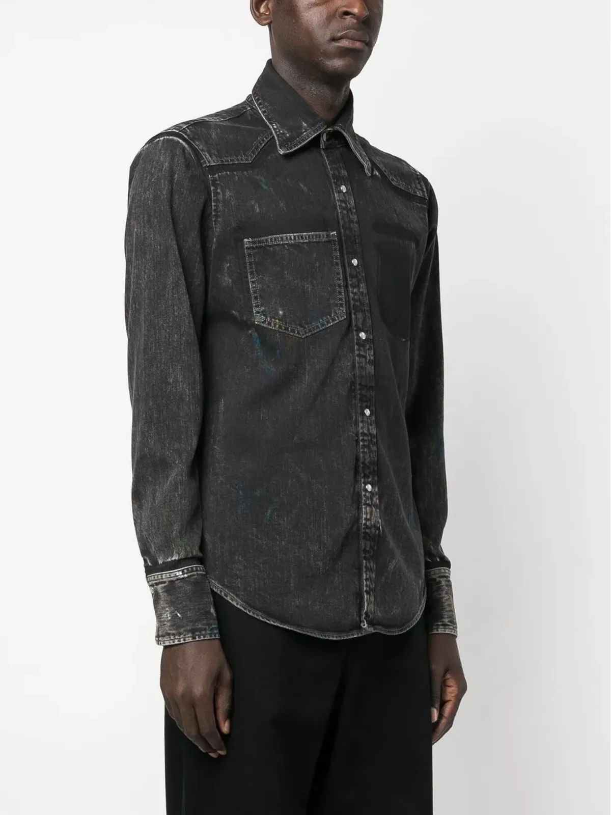 Maison Margiela フロントプレススタッド式ジャケット - 画像4