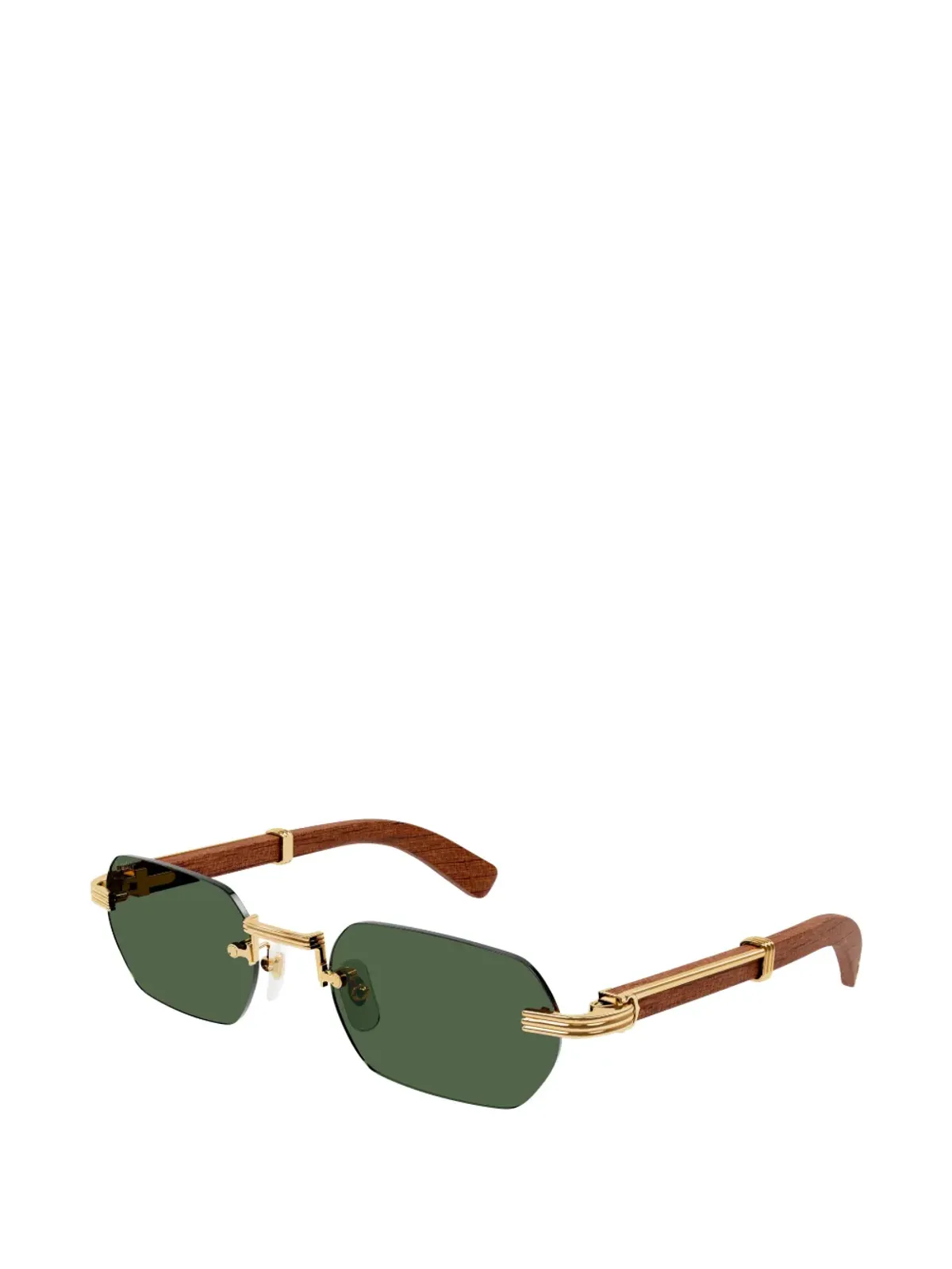 Cartier Eyewear 幾何学形状サングラス - 画像2