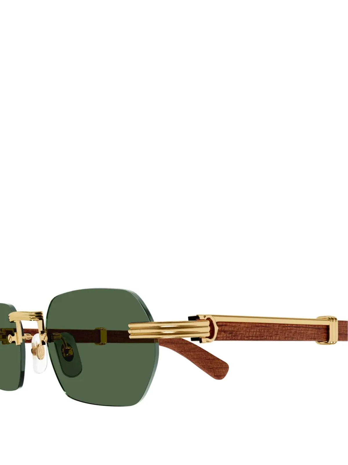 Cartier Eyewear 幾何学形状サングラス - 画像3