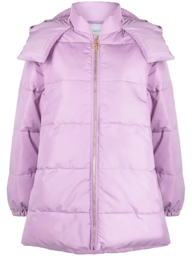 Patou Patou デタッチャブルスリーブ付きパファーコートの商品画像