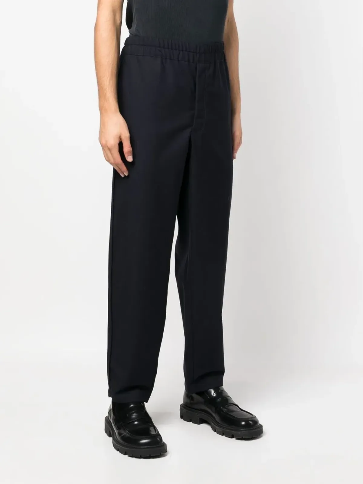 Comme Des Garçons Shirt ストレートレッグ ウールパンツ - 画像3
