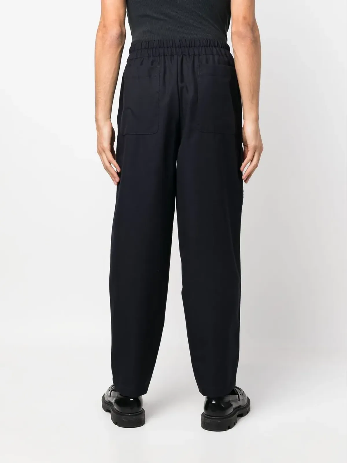 Comme Des Garçons Shirt ストレートレッグ ウールパンツ - 画像4