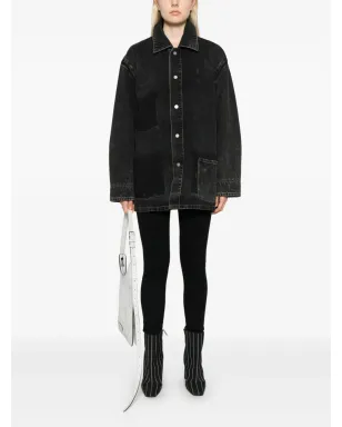 Maison Margiela シングルブレスト デニムコート - サムネイル3