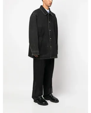 Maison Margiela シングルブレスト デニムコート - サムネイル4