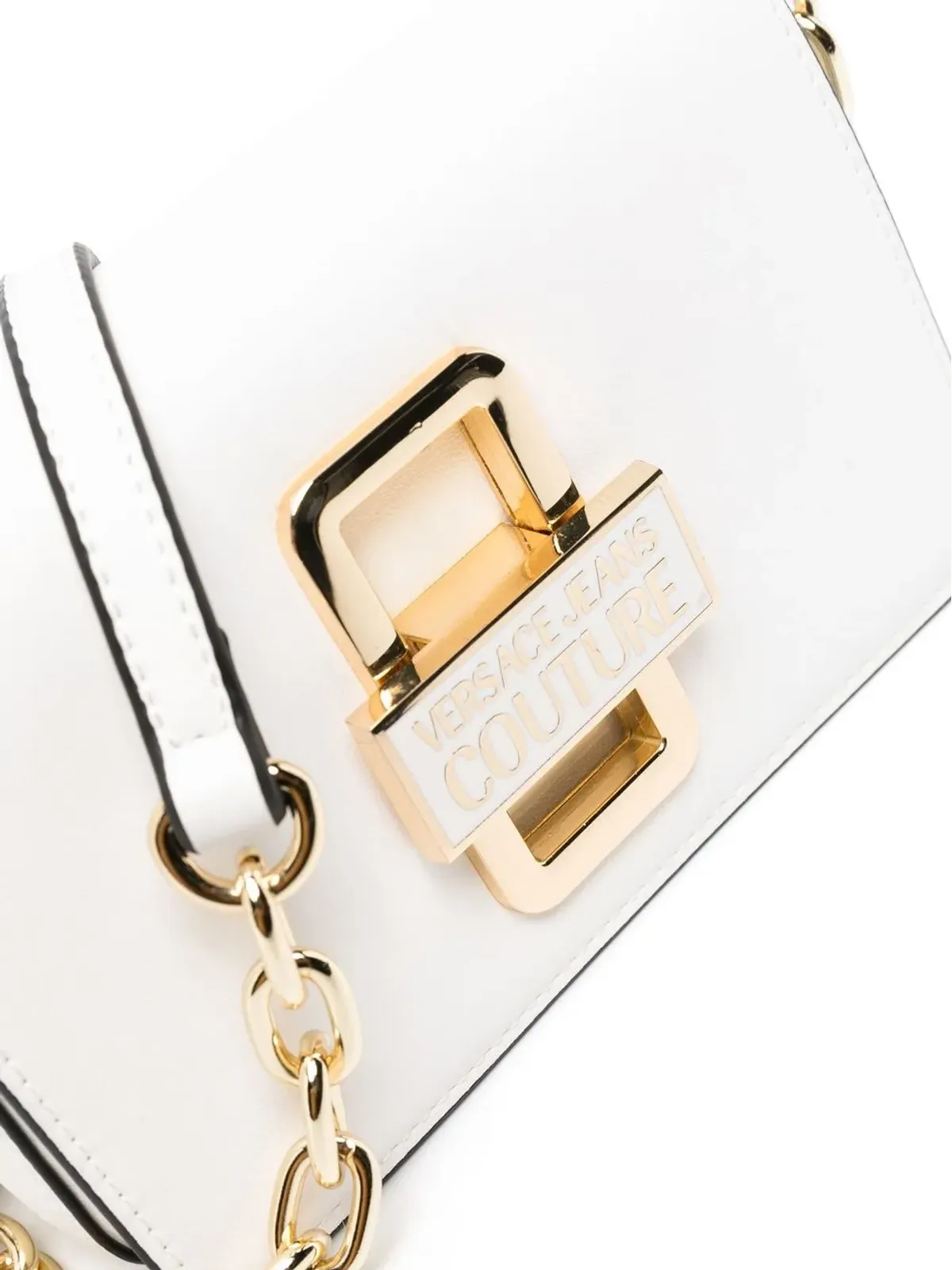 Versace Jeans Couture ロゴプレート付きショルダーバッグ - 画像4