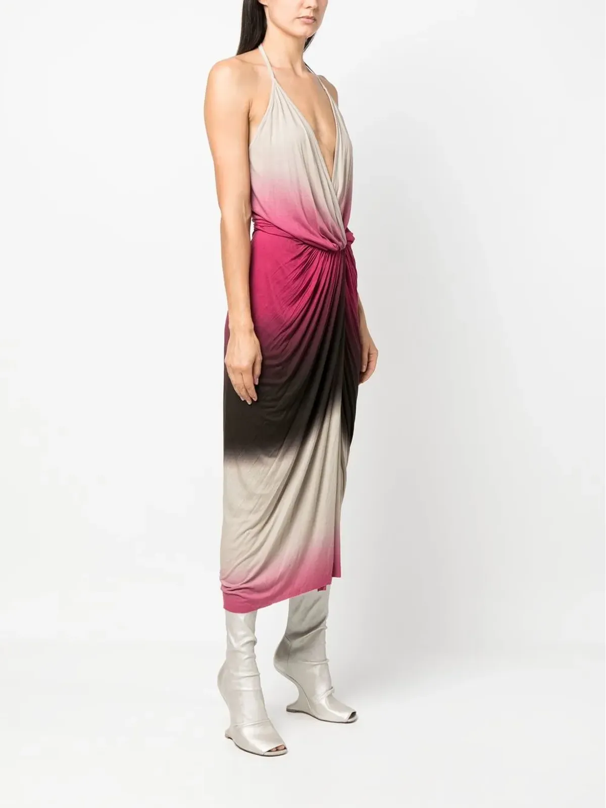 Rick Owens Lilies Vered ホルターネックドレス - 画像3