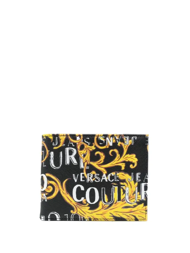 Versace Jeans Couture Versace Jeans Couture バロック ロゴプリント レザー ウォレットの商品画像
