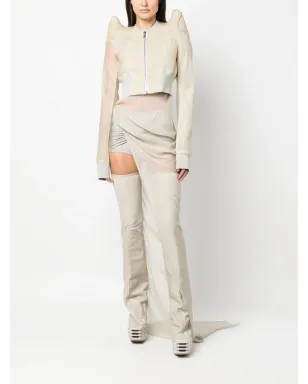Rick Owens クロップドジップアップジャケット - サムネイル2