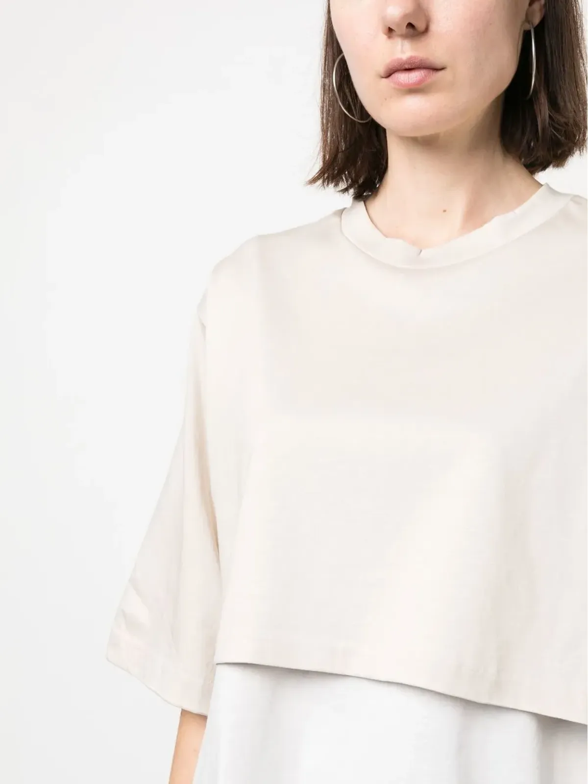 Sofie D'hoore クルーネック半袖レイヤードTシャツ - 画像5
