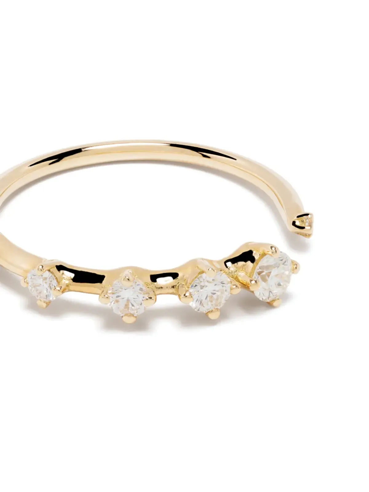 Fernando Jorge 18K イエローゴールド シークエンス ダイヤモンド リング - 画像3