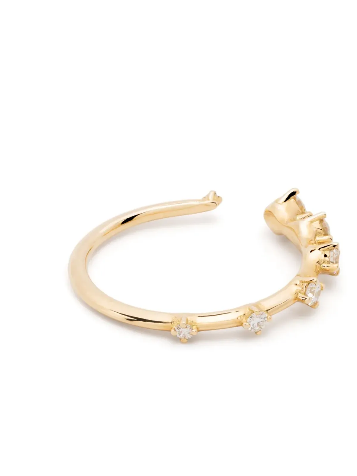Fernando Jorge 18K イエローゴールド シークエンス ダイヤモンド リング - 画像4