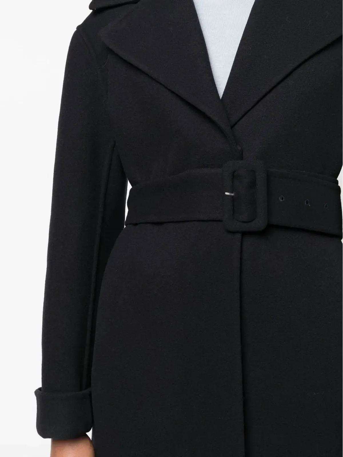 Jil Sander 長袖ベルト付きウールコート - 画像5