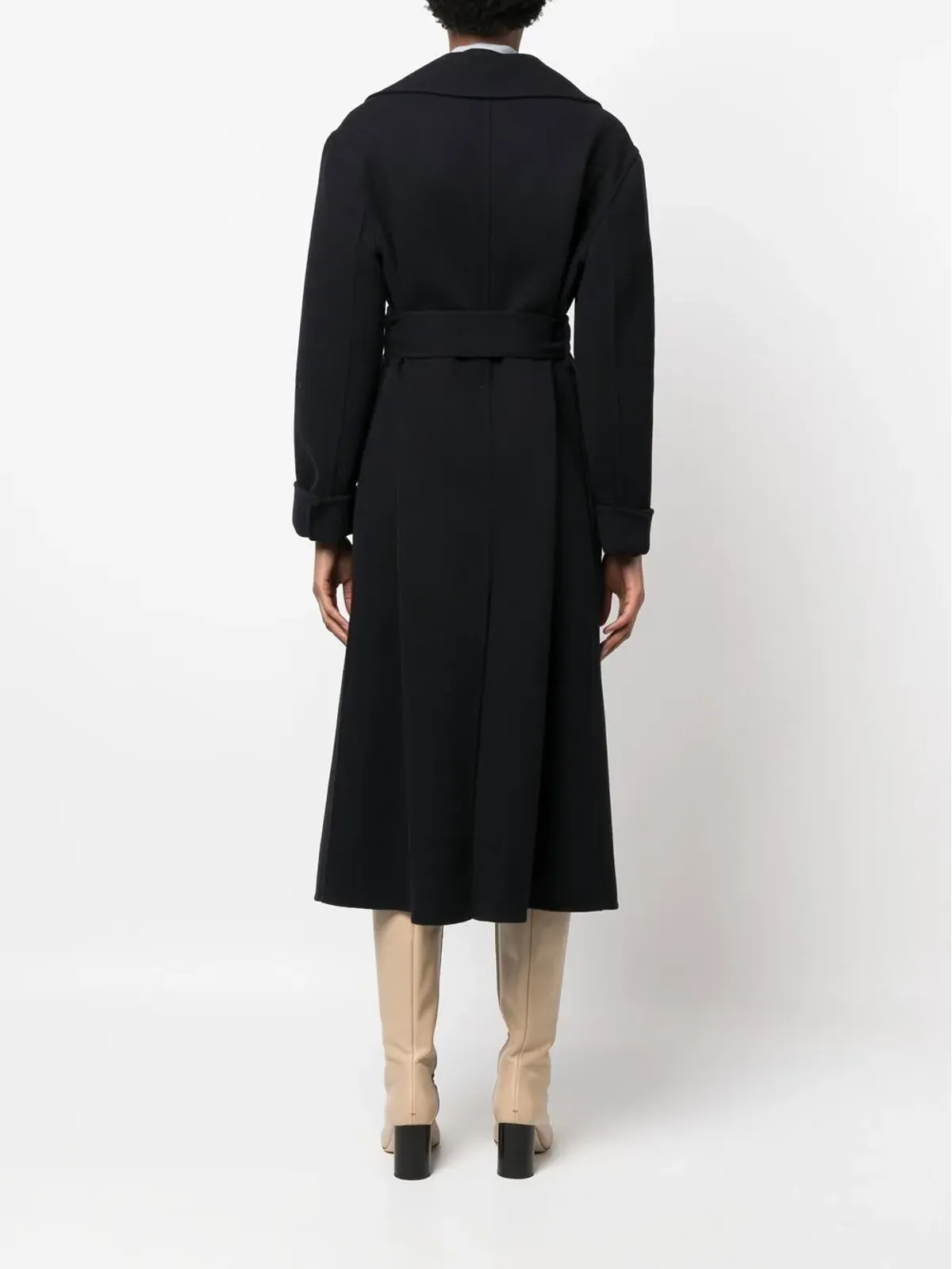 Jil Sander 長袖ベルト付きウールコート - 画像4
