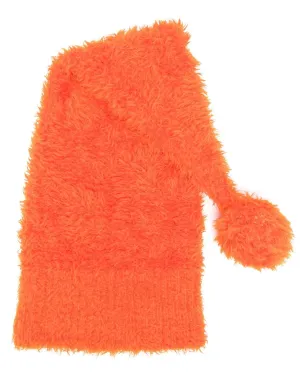 Moschino Pre-Owned 2000年代 ファー風ポンポンビーニー - オレンジ - サムネイル1