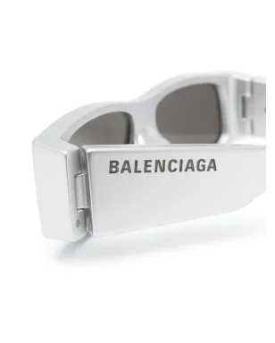 Balenciaga Eyewear LEDスクエアフレームサングラス - サムネイル3