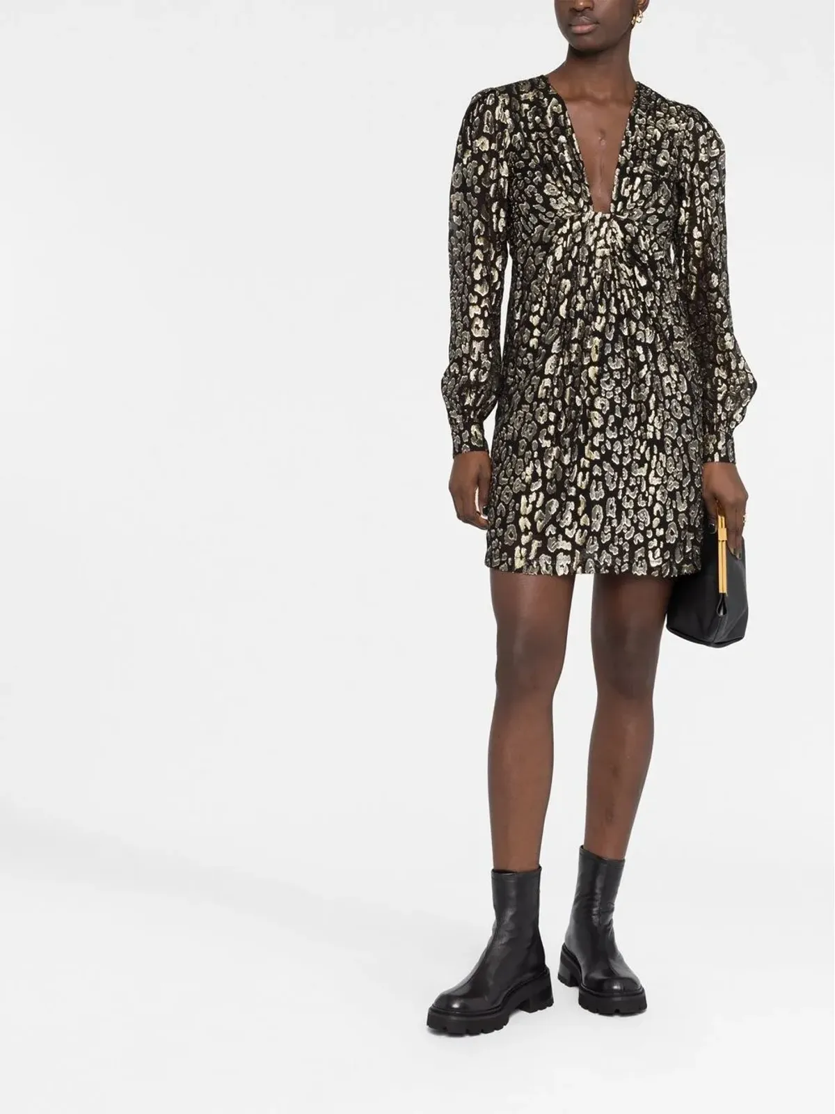 Michael Michael Kors レオパードジャカード ミニドレス - 画像2