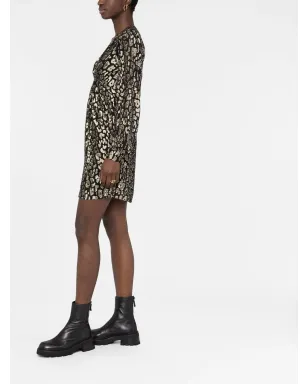Michael Michael Kors レオパードジャカード ミニドレス - サムネイル4