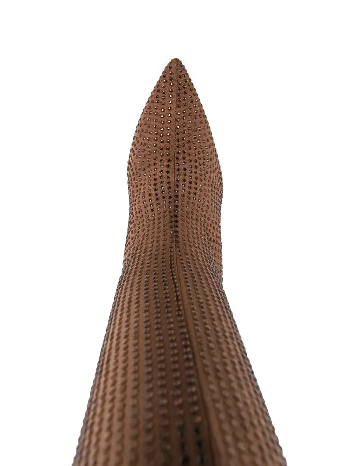 Gedebe Logan 115mm crystal-embellished boots - Brown - 画像4