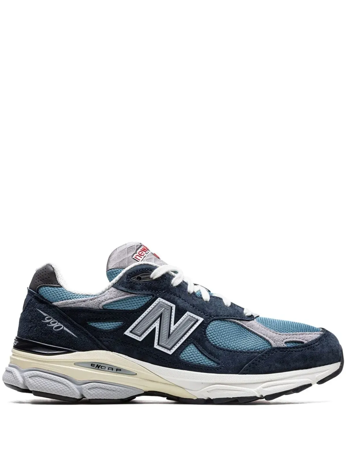 New Balance テディ・サンティス×990V3 Castlerock スニーカー - 画像1