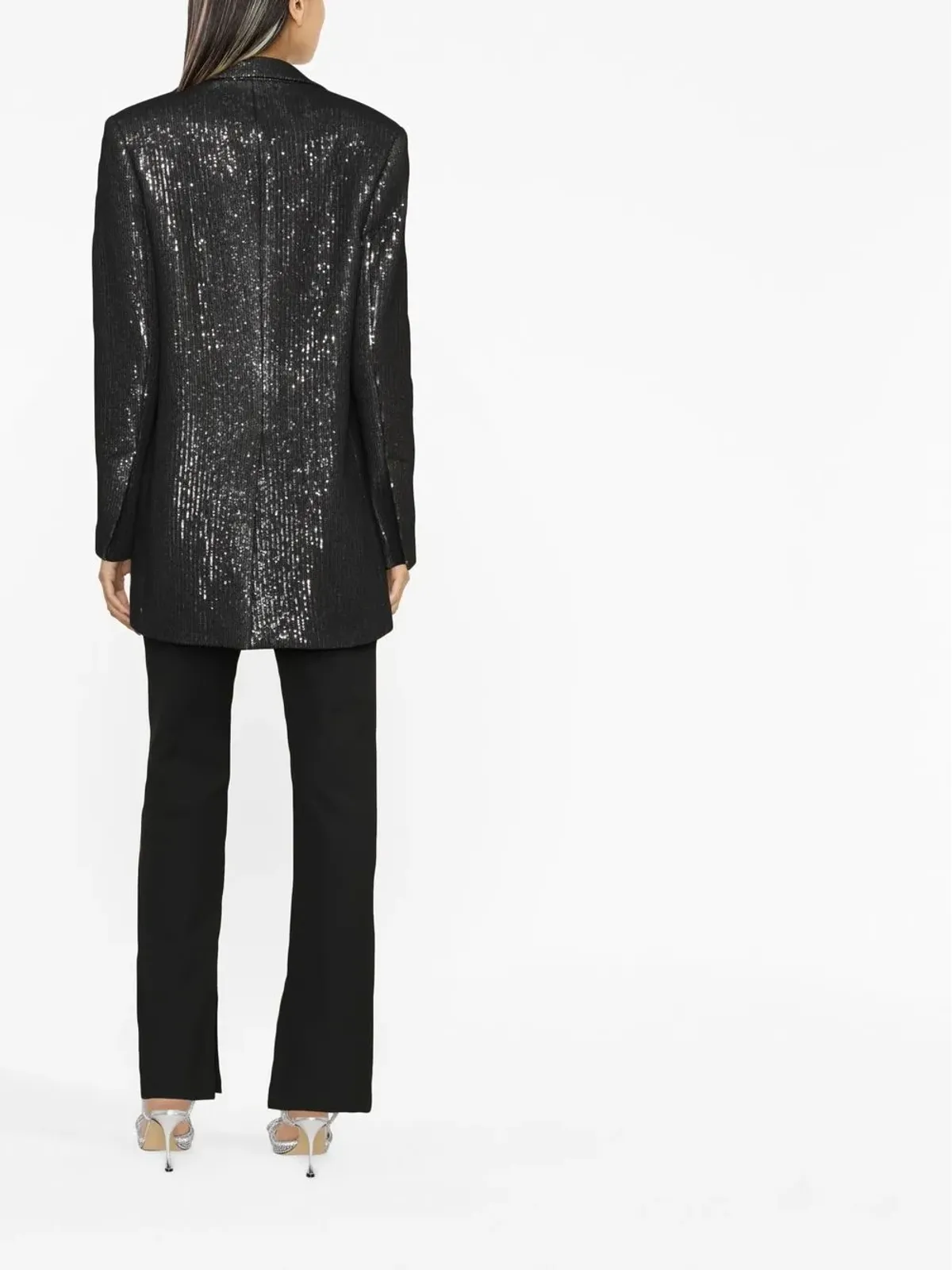 The Mannei sequin-embellished sequinned blazer - Black - 画像4