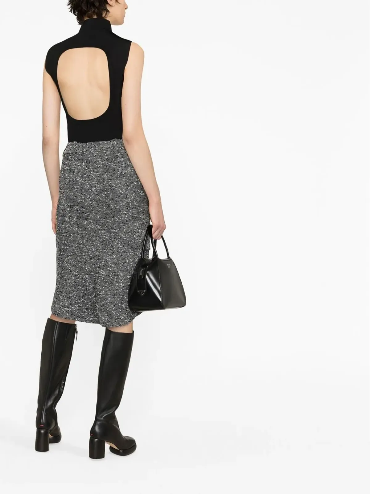 Victoria Beckham テーラードカーゴミディスカート - 画像3