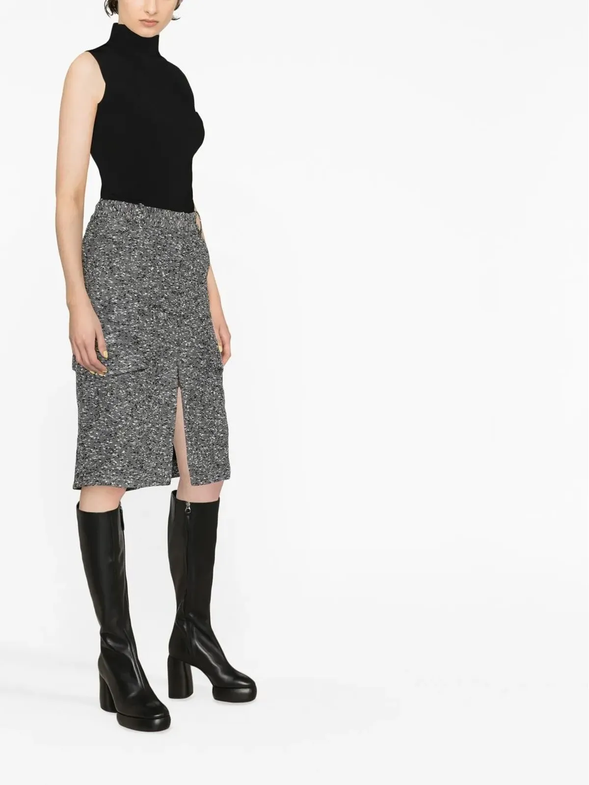 Victoria Beckham テーラードカーゴミディスカート - 画像4