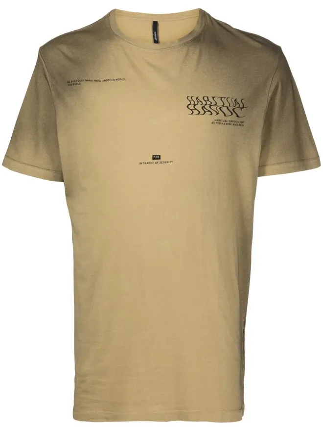 ISO.POETISM ISO.POETISM スローガンプリント半袖Tシャツの商品画像
