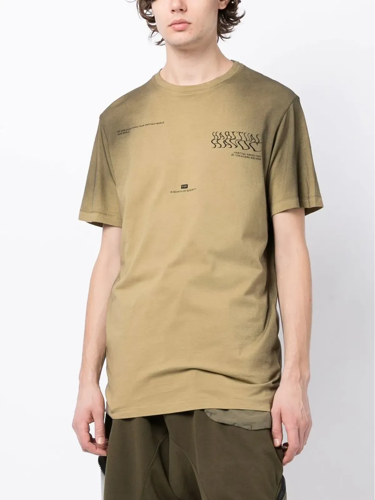 ISO.POETISM スローガンプリント半袖Tシャツ - 画像4