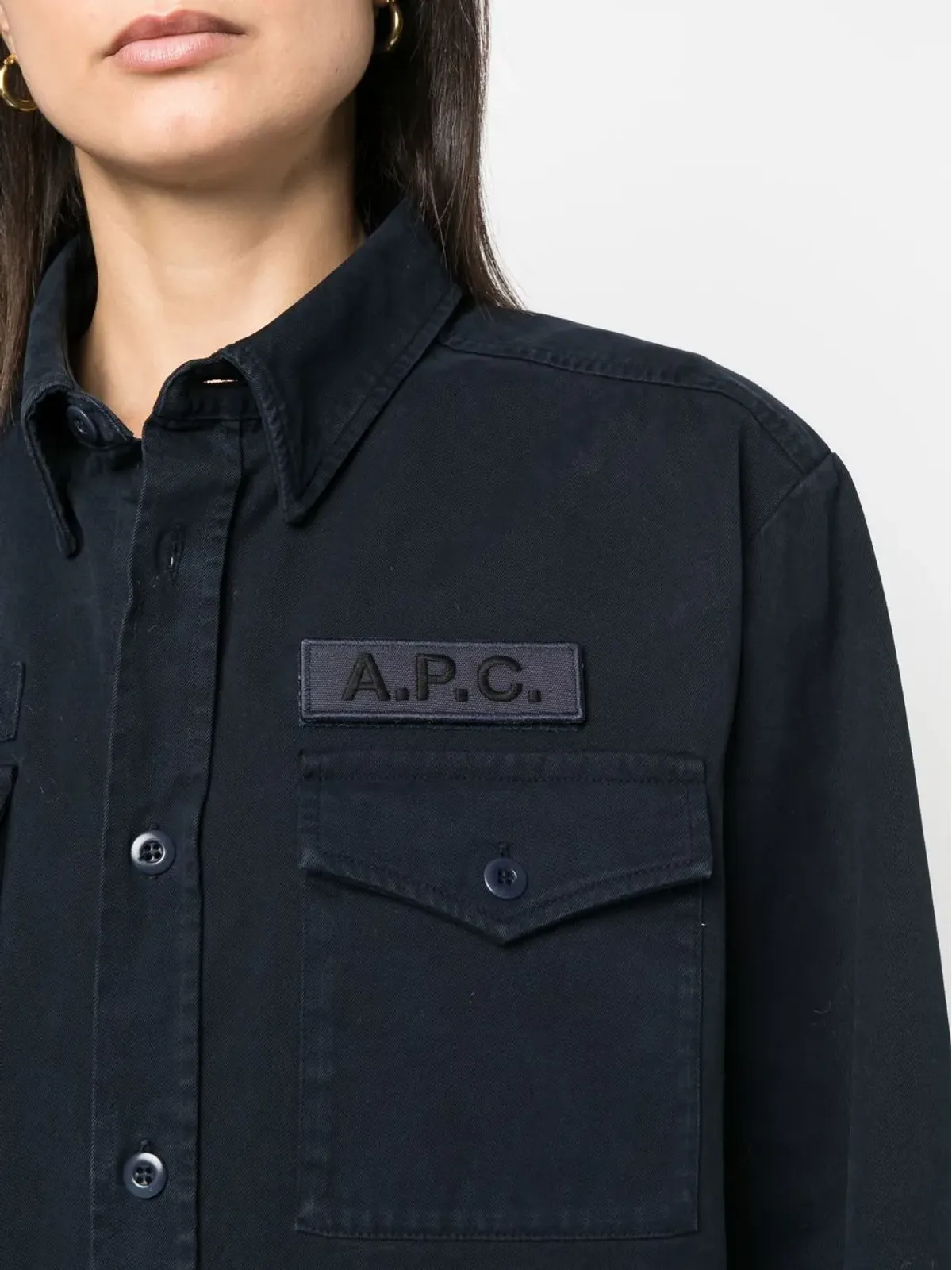 A.P.C. スタッズ付き長袖ジャケット - 画像5