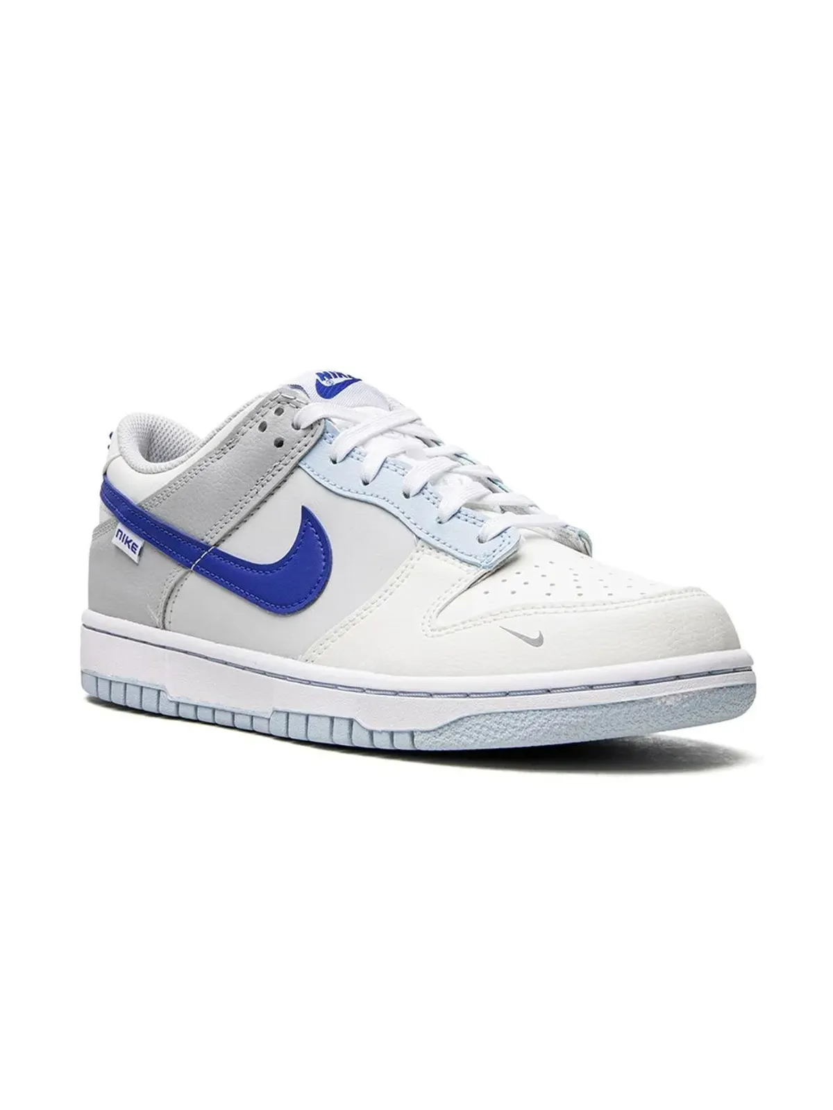 Nike Kids Dunk Low Ivory Hyper Royal GS スニーカー - 画像2